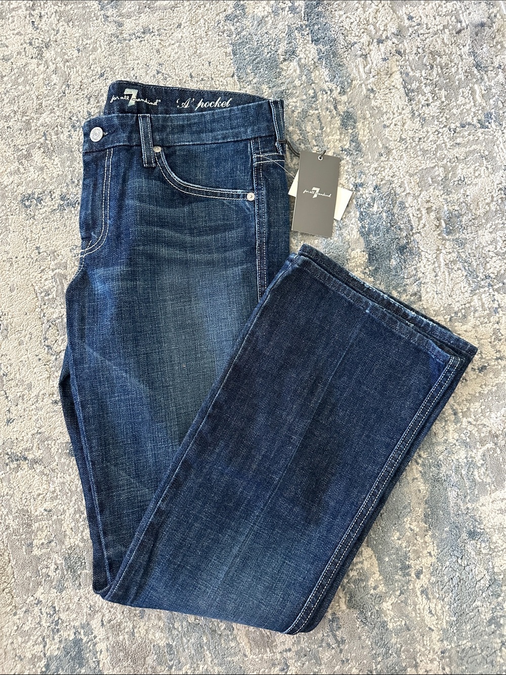 7 For All Mankind A Pocket Jeans - Picture 4 of 5